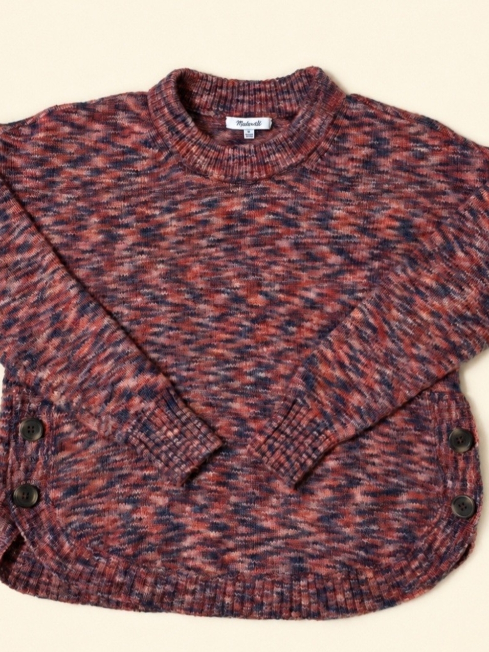 Madewell Women's Marled Crewneck Sweater
